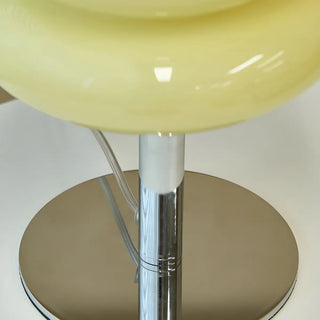 ZOWALA - Stylish Pagoda Glass Stainless Steel Base Table Lamp Image - 14