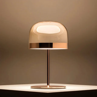 Stylish Coffee Color Dome Shade Modern Metal Table Lamp Zawala Image - 6