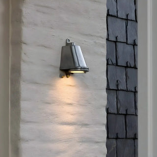 Simple Silver Aluminum Cone Exterior LED Wall Lamp Zawala Image - 1