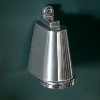 Simple Silver Aluminum Cone Exterior LED Wall Lamp Zawala Image - 2