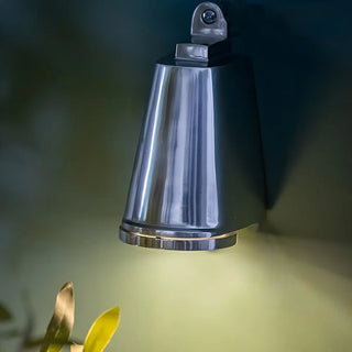Simple Silver Aluminum Cone Exterior LED Wall Lamp Zawala Image - 3