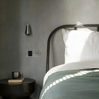 Simple Silver Aluminum Cone Exterior LED Wall Lamp Zawala Image - 6