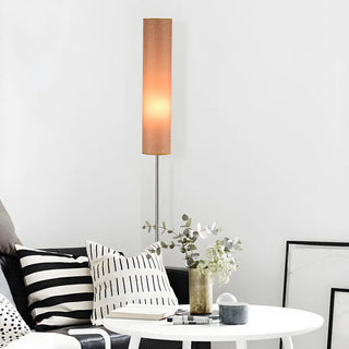 Adjustable Height Cylinder Shade Metal Base Floor Lamp Zawala Image - 13