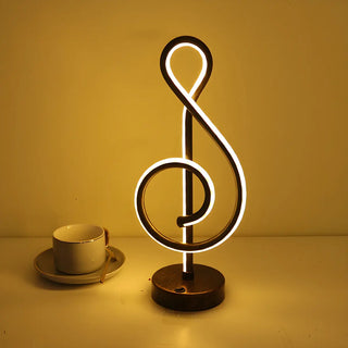 Simple Stylish Twist Spiral LED Table Lamp Black White Zawala Image - 12