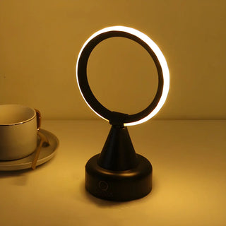Simple Stylish Twist Spiral LED Table Lamp Black White Zawala Image - 14