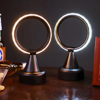 Simple Stylish Twist Spiral LED Table Lamp Black White Zawala Image - 22