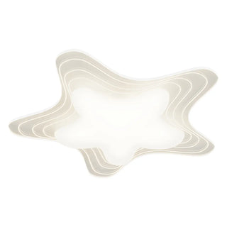 Stylish White Star-Shaped LED Flush Mount Ceiling Light Zawala Image - 7