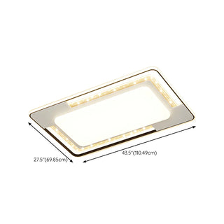 Stylish Flower Dimmable LED Flush Mount Ceiling Light Zawala #size