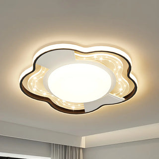 Stylish Flower Dimmable LED Flush Mount Ceiling Light Zawala Image - 5