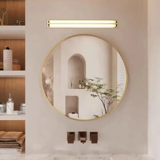 Stylish Double Light Bars Gold Vanity Sconce Light Zawala Image - 1