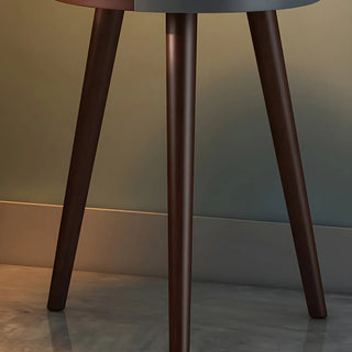 Stylish Bedside Globe Floor Lamp with Integrated Table Zawala Image - 12