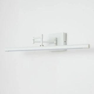 Adjustable Black Linear Metal LED Mirror Vanity Light Zawala Image - 5