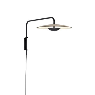 ZOWALA - Contemporary Swing Arm Umbrella Metal Black Wall Sconce Image - 10