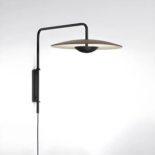 ZOWALA - Contemporary Swing Arm Umbrella Metal Black Wall Sconce Image - 11