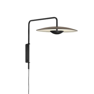 ZOWALA - Contemporary Swing Arm Umbrella Metal Black Wall Sconce Image - 13