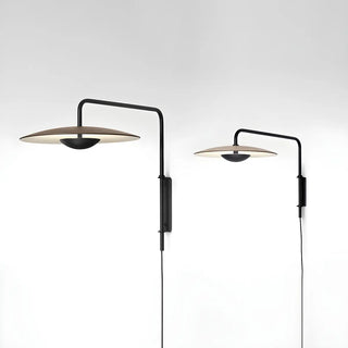 ZOWALA - Contemporary Swing Arm Umbrella Metal Black Wall Sconce Image - 14
