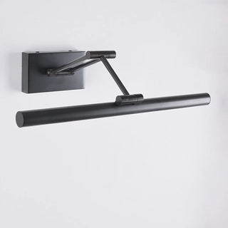 Adjustable Cylinder Black Metal Bathroom Vanity Light Zawala Image - 11