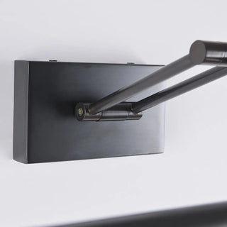 Adjustable Cylinder Black Metal Bathroom Vanity Light Zawala Image - 13