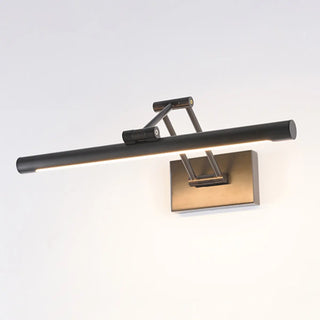 Adjustable Cylinder Black Metal Bathroom Vanity Light Zawala Image - 4