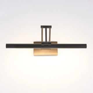 Adjustable Cylinder Black Metal Bathroom Vanity Light Zawala Image - 5