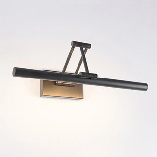 Adjustable Cylinder Black Metal Bathroom Vanity Light Zawala Image - 6