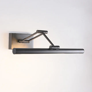 Adjustable Cylinder Black Metal Bathroom Vanity Light Zawala Image - 7