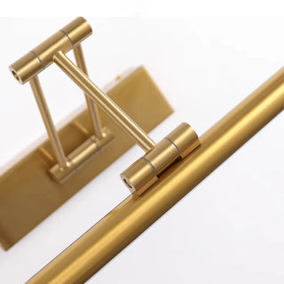 Gold Adjustable Cylinder Wall Mounted LED Vanity Light Zawala Image - 12