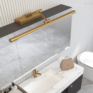 Gold Adjustable Cylinder Wall Mounted LED Vanity Light Zawala Image - 5