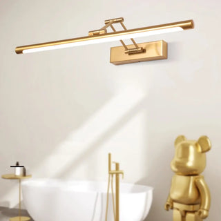 Gold Adjustable Cylinder Wall Mounted LED Vanity Light Zawala Image - 6