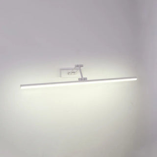 Sleek Adjustable Black Linear LED Mirror Vanity Light Zawala Image - 12