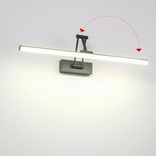 Sleek Adjustable Black Linear LED Mirror Vanity Light Zawala Image - 13