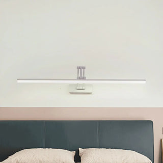 Sleek Adjustable Black Linear LED Mirror Vanity Light Zawala Image - 3