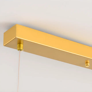 ZOWALA - Dining Room Unique LED Black Wave Pendant Light Image - 12