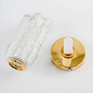 Rustic Glass Table Lamp for Cozy Ambiance Lighting Zawala Image - 10