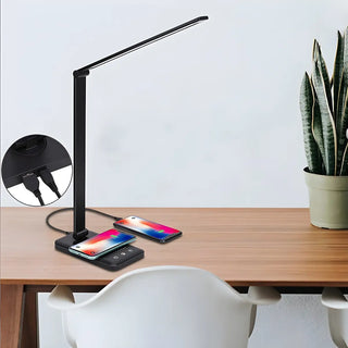 Bedroom Touch Control Metal Folding LED Table Lamp Zawala Image - 1