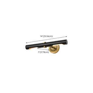ZOWALA - Traditional Black Copper Tubular LED Vanity Light #size