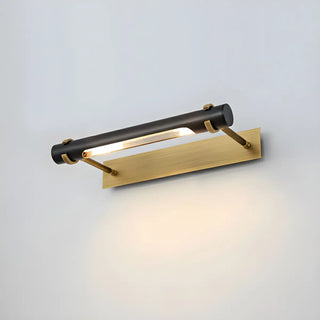 ZOWALA - Traditional Black Copper Tubular LED Vanity Light Image - 6