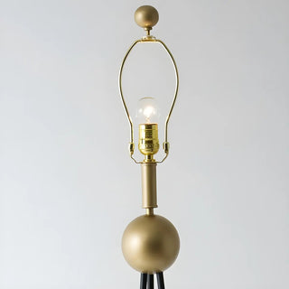 Traditional Black Cylinder Tripod Metal Floor Lamp Zawala Image - 7