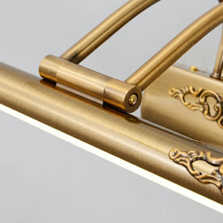 ZOWALA - Traditional Gold Arched Arm LED Vanity Light Image - 14