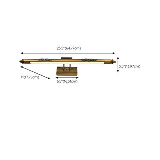 ZOWALA - Traditional Gold Arched Arm LED Vanity Light Image - 16