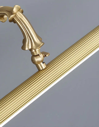 Antique Gold Cylindrical Brass Bathroom Vanity Light Zawala Image - 17