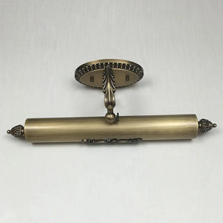 ZOWALA - Art Deco Brass Carved Adjustable LED Vanity Light Image - 5