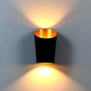 Trendy Conical Aluminum LED Outdoor Wall light Black Image - 14