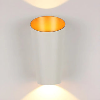 Trendy Conical Aluminum LED Outdoor Wall light Black Image - 5