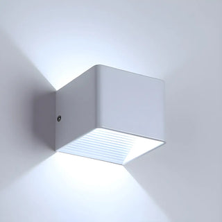 Trendy Cube Metal Wall Light Exterior Black 2 Lights Image - 11