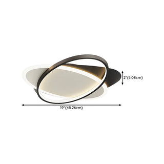 Trendy Black Triple Square LED Flush Mount Ceiling Lamp Zawala Image - 15