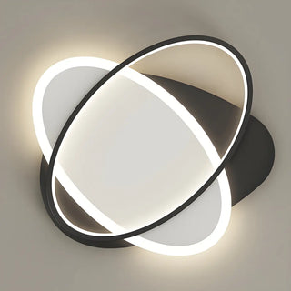 Trendy Black Triple Square LED Flush Mount Ceiling Lamp Zawala Image - 7
