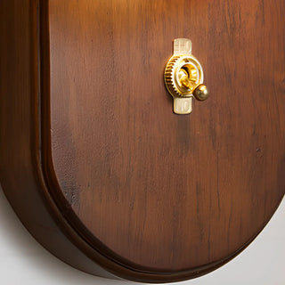 ZOWALA - Modern Wood Clear Glass Wall Light Image - 10