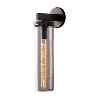 Contemporary Chrome Glass Cylinder Wall Sconce Zawala Image - 10