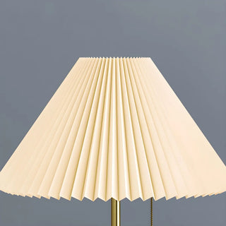 Trendy Fabric Cone Shade Floor Lamp with Pull Chain Zawala Image - 10